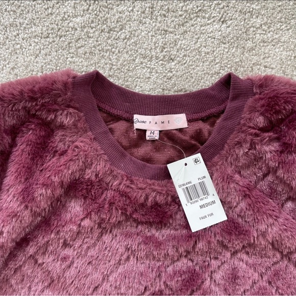 Crave Fame Maroon Cozy Pullover Sweater - Picture 2 of 4
